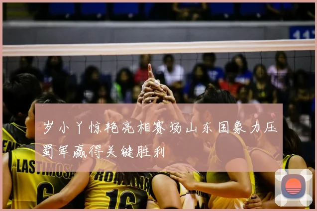 岁小丫惊艳亮相赛场山东国象力压蜀军赢得关键胜利