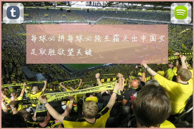 每球必拼每球必抢王霜点出中国女足取胜欲望关键